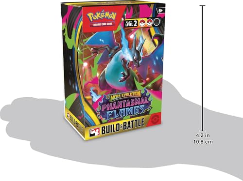 Pokémon TCG: Mega Evolution—Phantasmal Flames Build & Battle Box