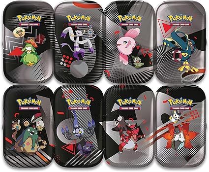 Pokemon Trading Card Game Unova Mini Tin, Mienshao & Klinklang, Black Bolt White Flare
