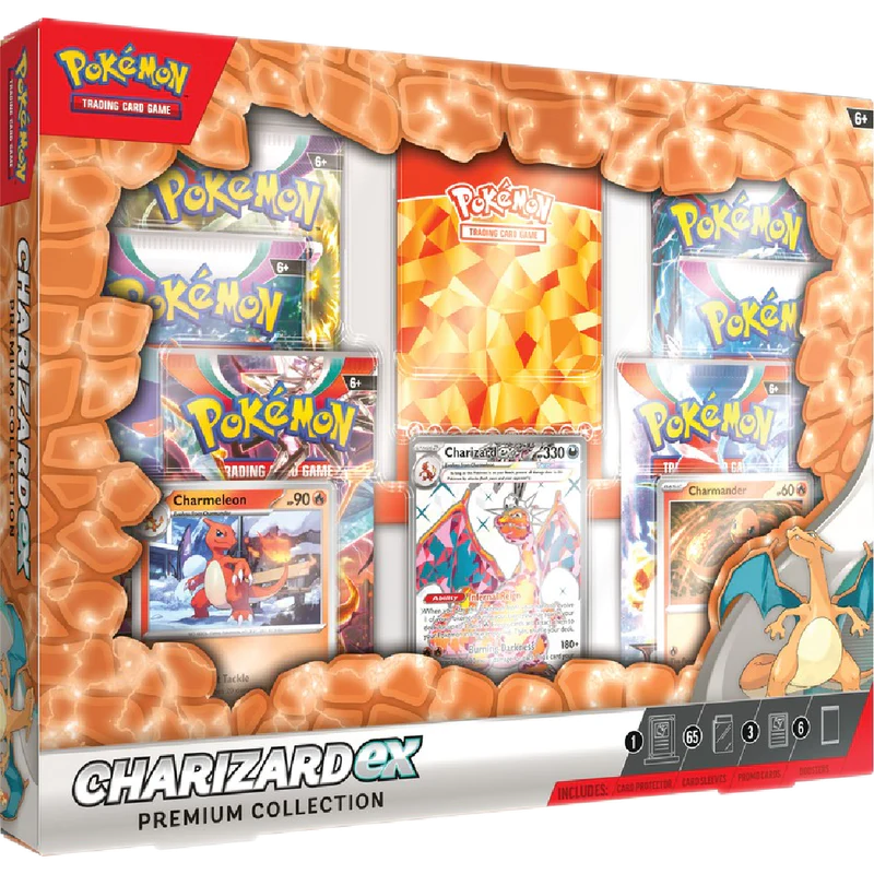 Charizard EX Premium Collection - 6 Booster Packs