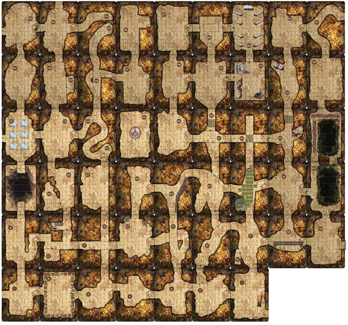 Cardography Deck: Tunneling the Wajue Mines