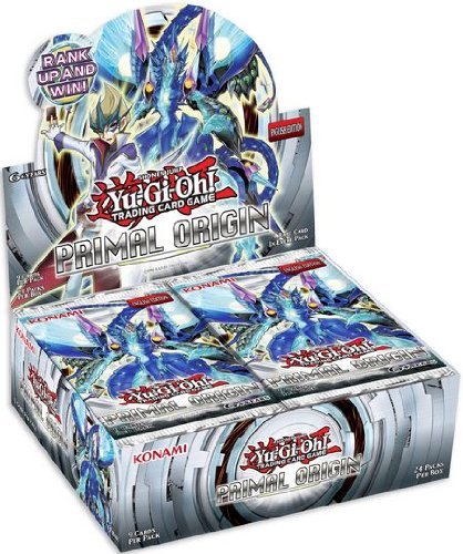 Yugioh TCG Trading Card Game Primal Origin 1st Edition Booster Box - contains 24 packs of 9 cards each