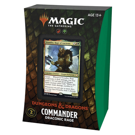 Magic: The Gathering Adventures in the Forgotten Realms Commander Deck – Draconic Rage (Red-Green)