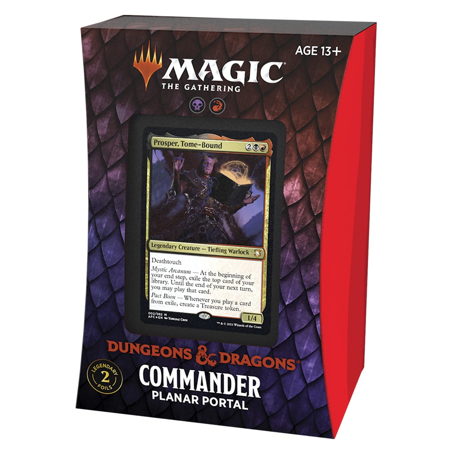 Magic: The Gathering Adventures in The Forgotten Realms Commander Deck – Planar Portal (Red-Black)