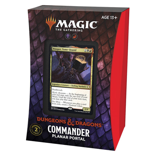 Magic: The Gathering Adventures in The Forgotten Realms Commander Deck – Planar Portal (Red-Black)
