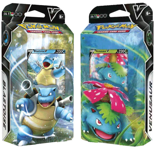 Pokemon V Battle Decks Blastoise V and Venusaur V