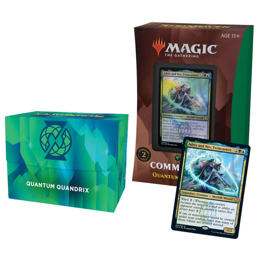 Magic: The Gathering Strixhaven Commander Deck – Quantum Quandrix (Blue-Green)