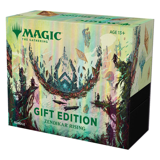 Magic: The Gathering Zendikar Rising Gift Bundle | 10 Draft Booster Packs | 1 Collector Booster | Accessories