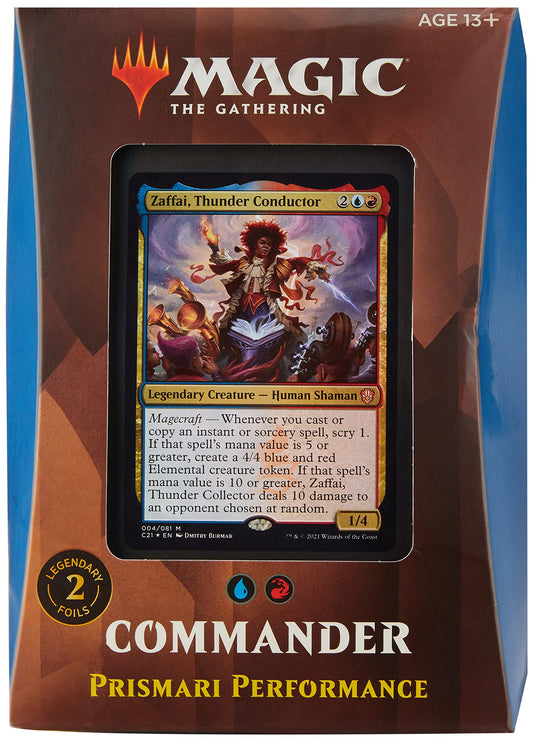 Magic: The Gathering Strixhaven Commander Deck – Prismari Performance (Blue-Red)