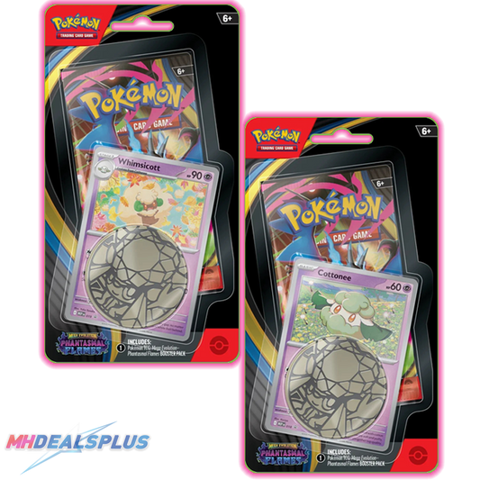 (Pre-Order) Pokemon Phantasmal Flames Checklane Blister Set of 2