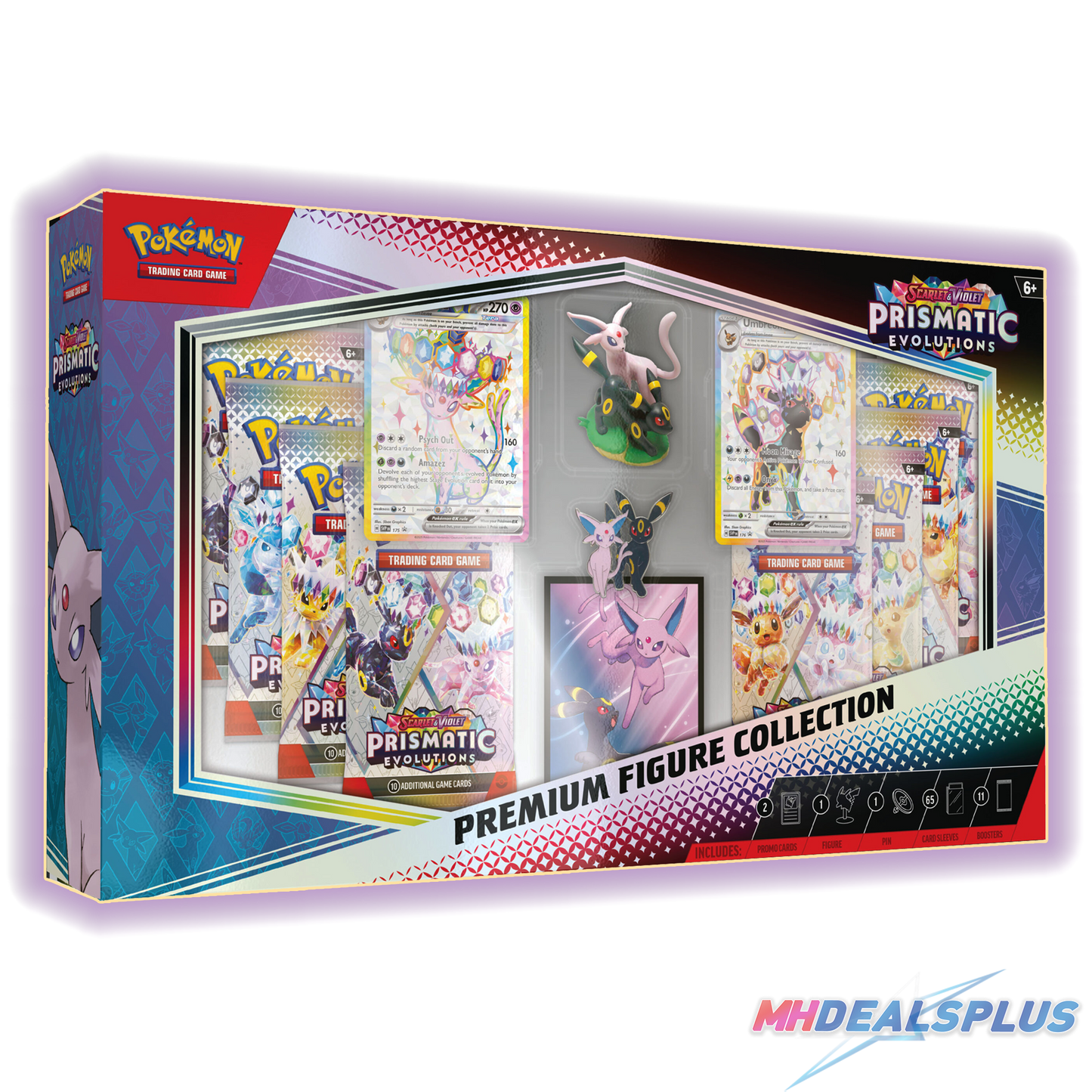 (Pre-Order) Pokemon Prismatic Evolutions Premium Figure Collection Sealed Case